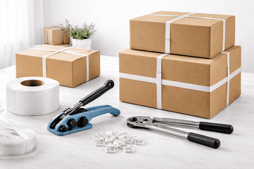 Umreifungsband PP weiss 12 x 0,65 mm